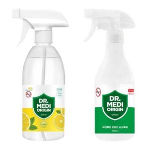 (향기+무향) 닥터메디 오리진 스프레이 손소독제 500ml 10세트
