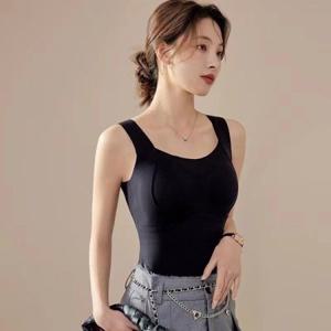여성슬립웨어 여자나시티 DS-5114 라인 울실크 여자기본나시