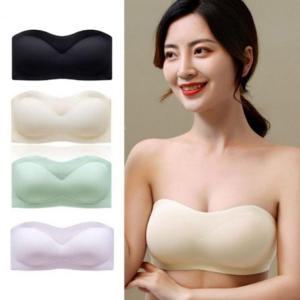 웨딩브라 오픈 웨딩촬영속옷 내림 라텍스 오프 브라 흘러 숄더 방지 패드 튜브탑 여성 속옷 심리스 웨딩 촬