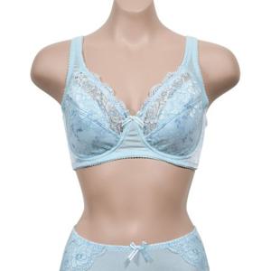 우아한 자수 레이스 빅사이즈 노와이어 E컵 브라 SN1907-0033