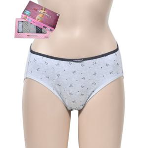 부드러운 착용감 선염 멜란지 스판 여성 미디 팬티 5매입 SN2303-0480