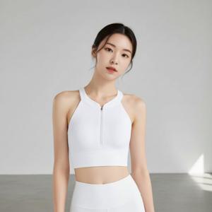 여성 앞지퍼 스포츠 브라탑 러닝 나시 운동용 속옷 헬스 기능성 이너웨어 트레이닝 브라렛