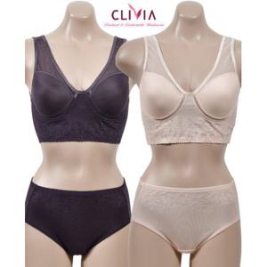 혜명잡화몰 (크리비아)우아한 레이스 플라워 브라팬티 B컵세트 브라팬티세트 여자브라자 노와이어속옷세트