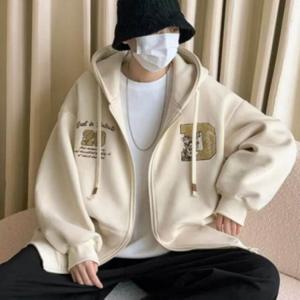남여공용 캐주얼 가을 점퍼 베이직 후드 집업 자켓