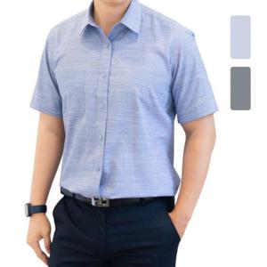 남성반팔셔츠 남자 남자 남성 블루 얇은원단 반팔와이셔츠 네이비 통풍