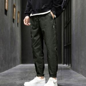 핏이 예쁜 남자 봄 여름 가을 밴딩 패션 면 바지 슬랙스 빈티지 청바지 워싱 반바지