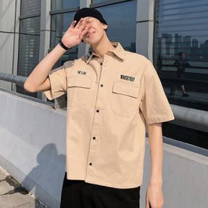 캐주얼 오버핏 남성의류 남자 반팔 야상 긴팔 기본 INSUM76 셔츠