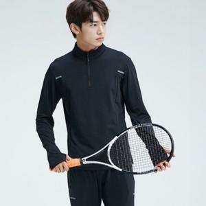 트레이닝 컴프레션 남자트레이닝 운동복 남자운동복 하프집업 블랙