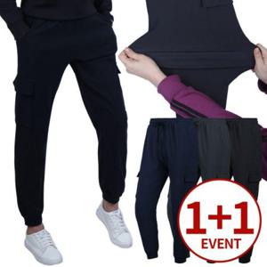 (1+1) 남성 울트라 카고 조거 팬츠 허리밴딩 스판 운동복 데일리 작업복 바지
