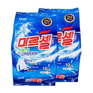 마르셀 찬물 전용 강력 세탁 세제 10kg 2개 드럼 겸용