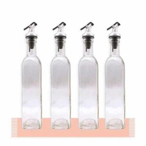 오일병 500ml 실속 4P 유리기름병 참기름유리병 유리소스병