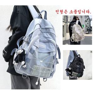 여학생백팩 남학생백팩 여성캐주얼백팩 대학생백팩 망사포켓 다용도가방