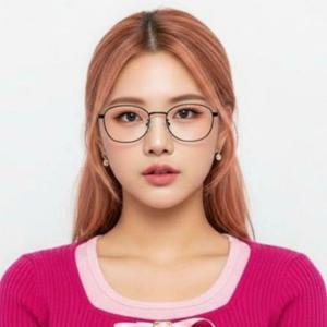 라운딩 패션 시력보호 커플 데일리 안경 블루라이트 차단 안경테
