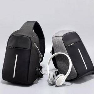 자전거 라이딩용 USB 슬링백 메신저백 크로스백 가방