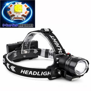 XHP100 9COER 충전식 LED 야외 낚시 해루질 랜턴 헤드랜턴 D98