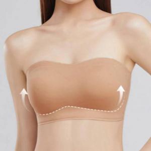 노와이어 흘러내림방지 튜브탑 속옷 오프숄더 끈없는 브라탑