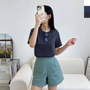 반팔티 기본티셔츠 데일리 반팔 프리미엄 소로나 티셔츠 여성