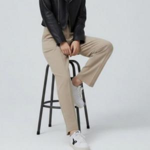 여성 슬림 와이드 슬랙스 오피스룩 봄여름 하이웨스트 바지