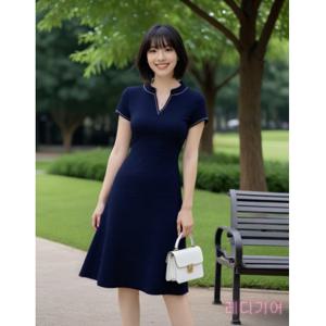 레디기어 반팔카라원피스 여성카라원피스 A라인원피스 여름원피스 휴양지원피스 쉬폰원피스 여성원피스
