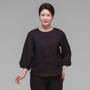 솔길드리 여름 여성 인견 블라우스 보라