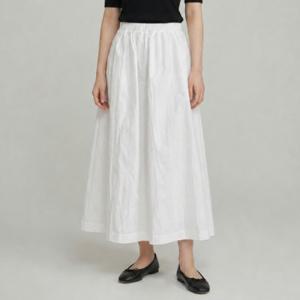 디노테 바스락 이지 밴딩스커트 롱스커트 여름스커트 플레어스커트 여름롱스커트 여름치마 롱치마 바스락