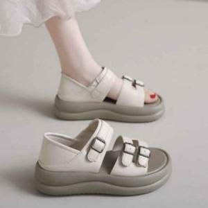 여자여름샌들 여자샌들 여름 스트랩 신발 여자 샌들 망사슈즈캐주얼 데일리
