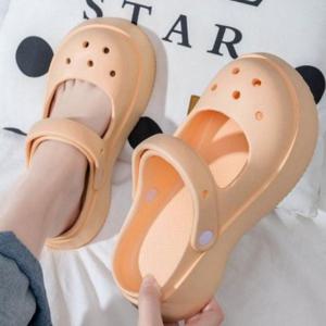 통굽 아쿠아슈즈 샌들 핑크 슬리퍼 유니크 (225-230mm) 물놀이신발