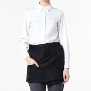 미니 원피스형앞치마 주방 블랙 주방방수앞치 허리형 덮개 요리 바리스타앞치마 앞치마 엉덩이 겨울앞치마