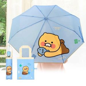 파우치포함 장마 경량 3단 1P 접이식 자동우산