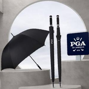 PGA 80X8K 감각적인 블랙 초대형 방풍 우산 올화이바 무하직기 자동 장우산