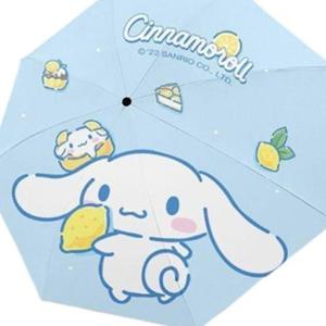 시나모롤 레몬 자외선 차단 3단 자동 양우산 1P 양산