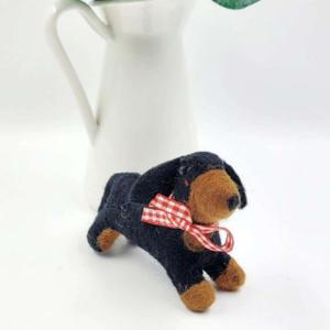 인도산 WOOL 키링 닥스훈트 인형키링제작 가방인형키링 키링인형제작