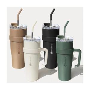 루미나D 콜드컵 대용량 스텐 빨대 텀블러 1200ml 4컬러