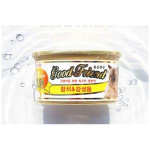 굿프랜드 고양이캔 참치&감성돔 85g 24개입