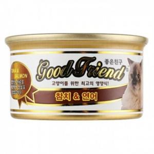 굿프랜드 고양이캔 참치&연어 85g 24개입