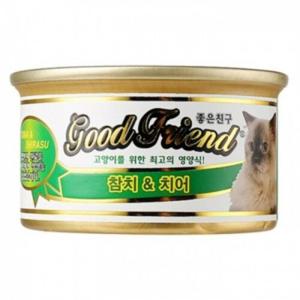 굿프랜드 고양이캔 참치&치어 85g 24개입