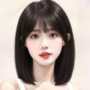 가발 여성 베이직 단발 메쉬 망사 고열사 인조모 고열사인조모
