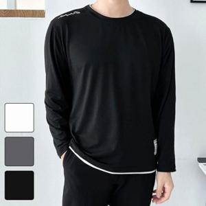 레이어드 롱슬리브티 남자 라운드넥 롱슬리브 면티 면티셔츠 라운드넥티 남성의류 브이넥긴팔티