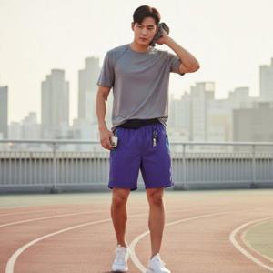 팬츠 남성 여성 트레이닝 커플 초경량 4부 밴딩 운동복