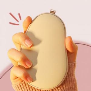 5000mAh 보조배터리 손난로 충전식 베이지 손히터