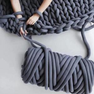 가방 벨벳자이언트얀 털실 뜨개질실 1kg 뜨개질DIY 뜨개실 점보얀