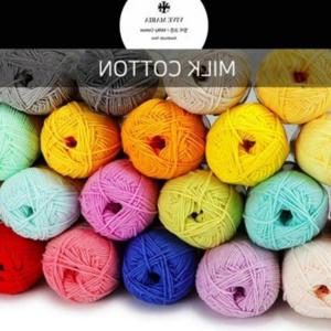 코튼 뜨개실 밀키 44컬러 10개입 밀크 다양한 소품 가방 악세사리 공방 취미 뜨게질실 털실 가방뜨개실