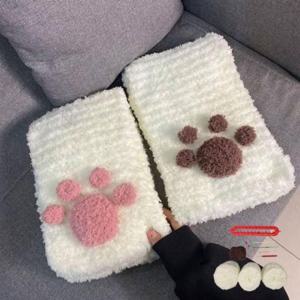 DIY 고양이 목도리 키트 손뜨기 초보자 머플러 실