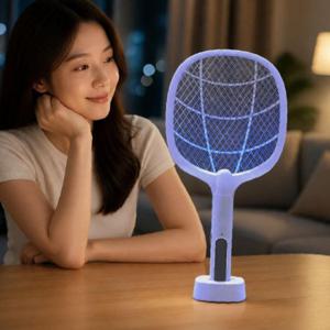 USB 충전식 전기 파리채 라이트 모드 모기 퇴치기