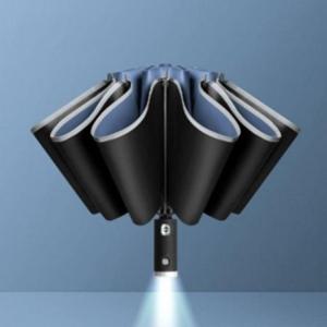 LED 완전자동 양산 겸 우산 암막 자외선차단 3단 접이식 우양산