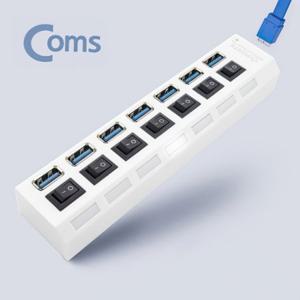 멀티포트 USB 3.0 허브 HUB 유에스비 분배기 7포트 데스크탑 케이블 확장