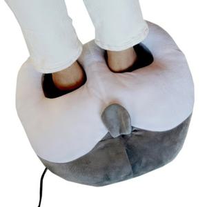 USB 그레이 시바견궁둥이 발난로 발열 방석 풋워머 손난로 가정용 발히터