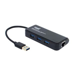 USB3.0 A타입 3포트 허브 기가비트 랜카드 RJ45 이더넷속도 1000MBPS 노트북 컴퓨터 PC 스마트폰