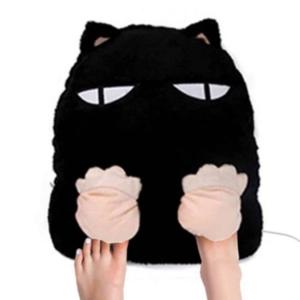블랙캣 고양이 USB 발난로 충전식핫팩 손난로배터리 충전식핫팩보조배터리 충전식손난로