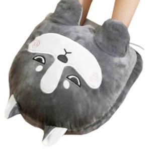 허스키 강아지 USB 발난로 풋워머 발난방기 발보온기 발온열기